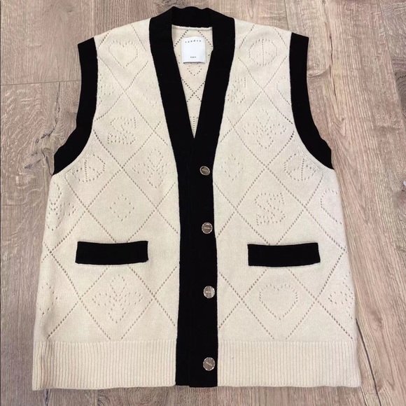 Sandro vest size2/M - Picture 3 of 5